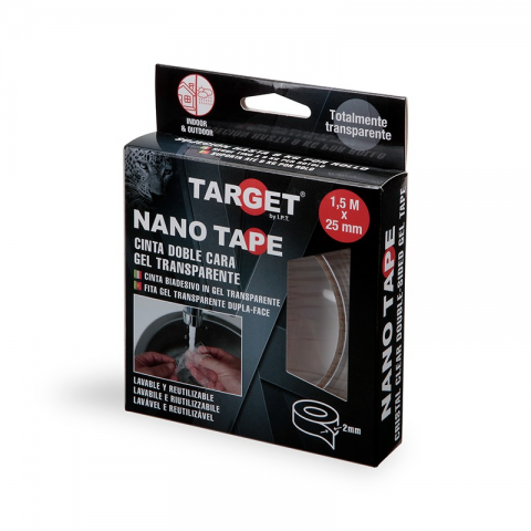 CINTA DOBLE CARA TARGET NANO TAPE 25mm. 1,5m.