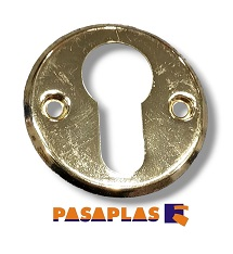 BOCALLAVE PERA PLANO DORADO