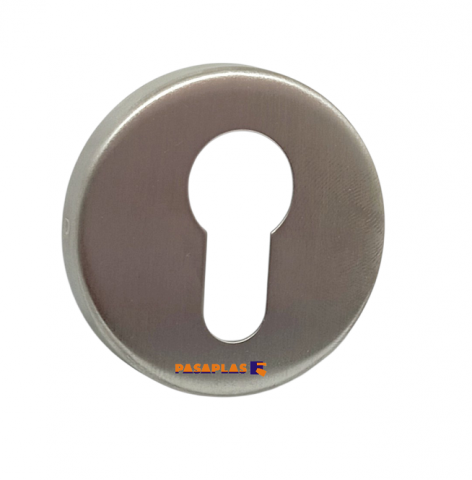 BOCALLAVE LISO ROSETA CANTO RECTO INOX.