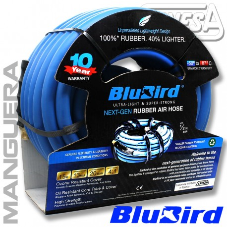 MANGUERA AIRE GOMA CLAVESA PROF. AZUL 08mmX15m