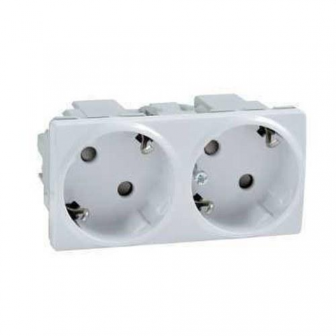 BASE ENCH. SCHNEIDER 2P+TTL SEGURIDAD BLANCO