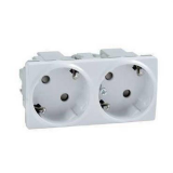 BASE ENCH. SCHNEIDER 2P+TTL SEGURIDAD BLANCO